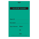 N.O.R.M. Clear Tags (packs of 100)