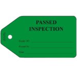 IQC01 Passed Inspection Tuffa Tag