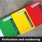 Perforation and Numbering Tags