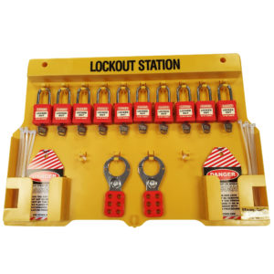 10-Lock Padlock Station & Padlocks