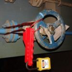 Multipurpose Scissor Cable Lockout Red