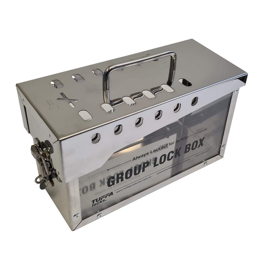 Stainless Steel Group Lockout Box - GL44