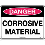 Danger Corrosive Material Signs