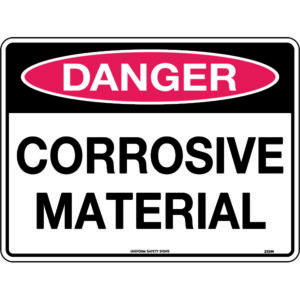 Danger Corrosive Material Signs
