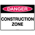 Danger Construction Zone Sign