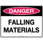Danger Falling Materials Signs