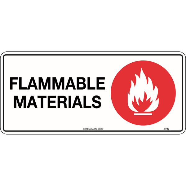Flammable Materials Signs