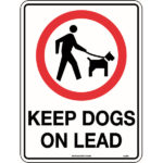 Keep Dogs On Lead Signs