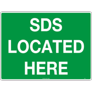 SDS Located Here Signs