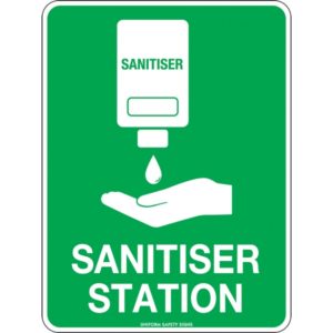 Sanitiser Station Hygiene Signs - Code 5904