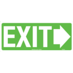 Exit (Right Arrow) Signs