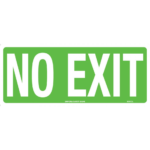 No Exit Signs