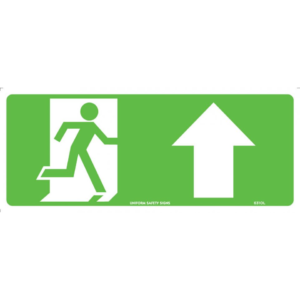 Running Man (with up arrow) Signs