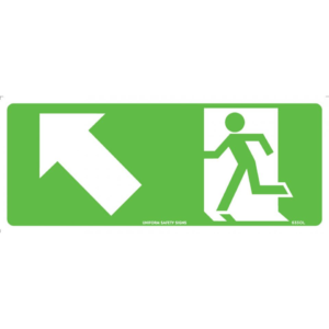 Running Man (with up/left arrow) Signs