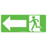 Running Man (with left arrow) Signs