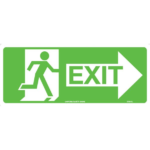Running Man, Exit (with right arrow) Signs