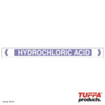 Hyrdrochloric Acid Pipe Markers