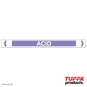 TUFFA Acid Pipe Marker