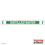 Distilled Water Pipe Marker