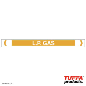 L.P. GAS Pipe Marker