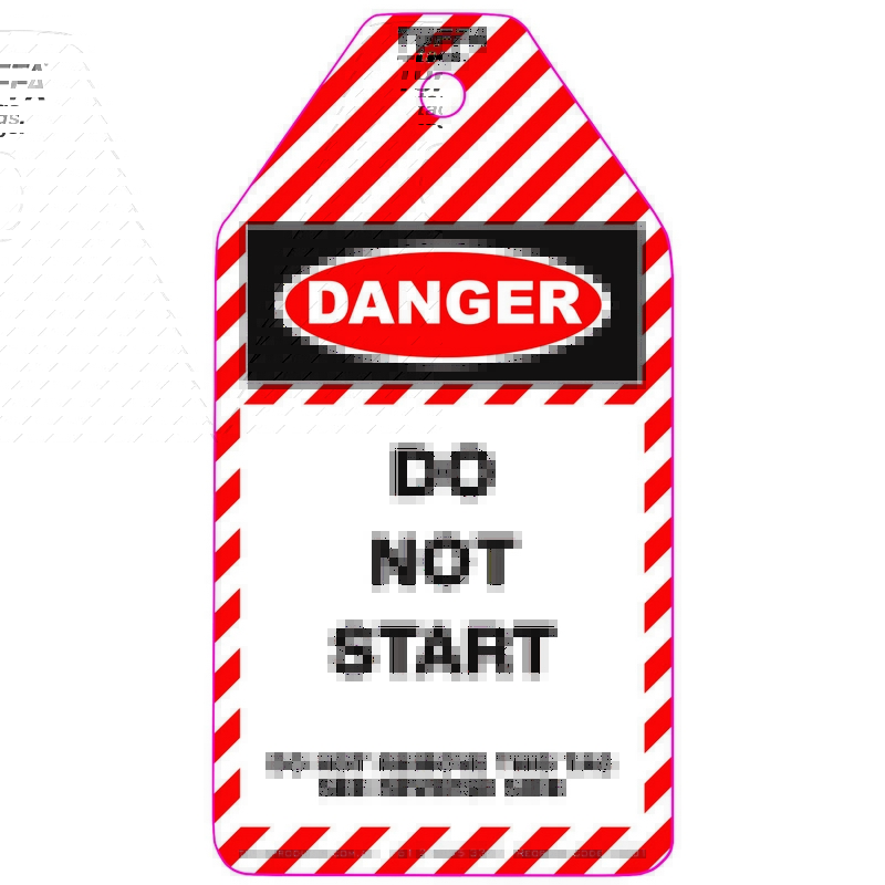 Danger Do Not Start Equipment Lockout Out - LOT01