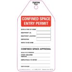 Confined Space Entry Permit Tag – Code CST03