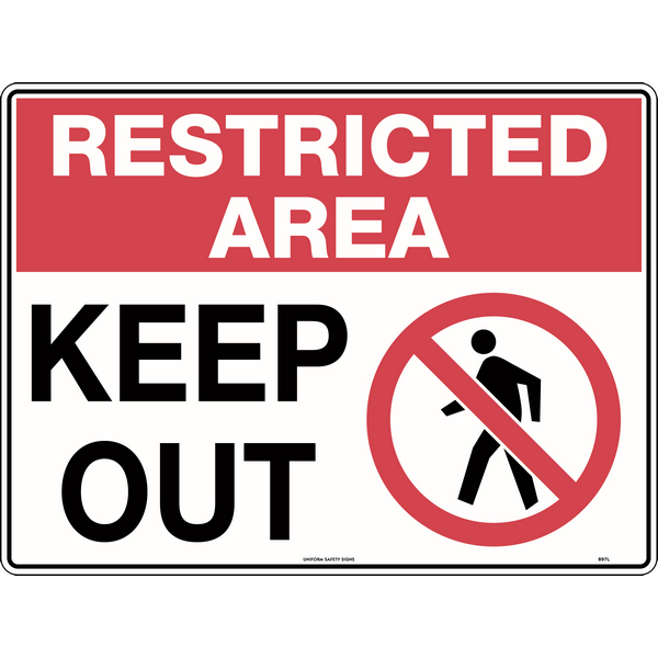 Restricted Area, Keep Out Signs