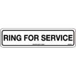 Ring for Service Signs