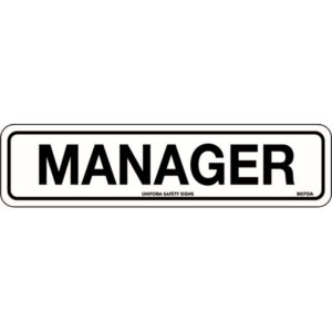 Manager Signs