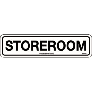 Storeroom Signs