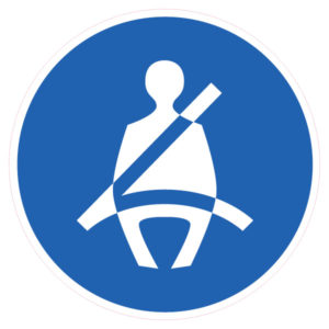 Wear seat belt Decal