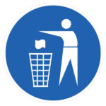 TUFFA Use litter bin Decal