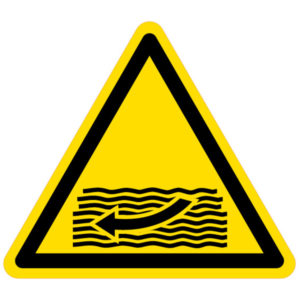 Warning Strong Current Hazard Decal