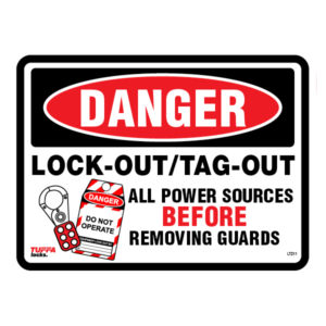 TUFFA_DANGER lockout lockout tag out must be performed