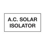 AC Solar Isolator 20x40