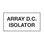 Array DC Isolator 20x40