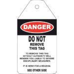 Product Contains Asbestos Tags (packs of 100)