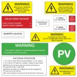 Basic Label Kit VIC Solar Labels