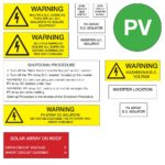 Basic Label Kit NSW Solar Labels