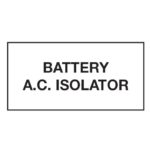 Battery AC Isolator 40x20