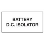 Battery DC Isolator 40x20