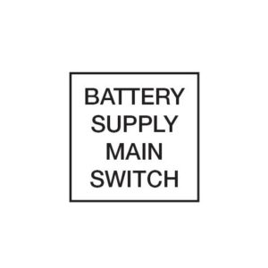 Battery Supply Main Switch