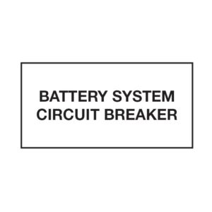 Battery System Circuit Breaker