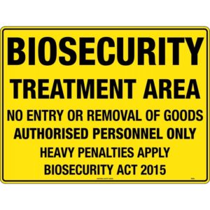 Biosecurity Treatment Area