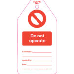 Do Not Operate Tags (packs of 100)