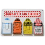 4 Compartment Tag Holder Filled