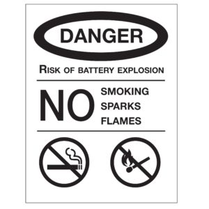 Danger Explosion 190x145