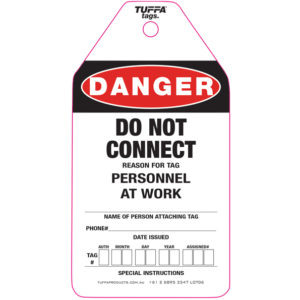 Do not connect tag