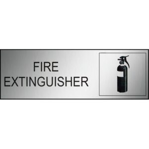 ES301 Fire Extinguisher (With Picto) Engraved Traffolite