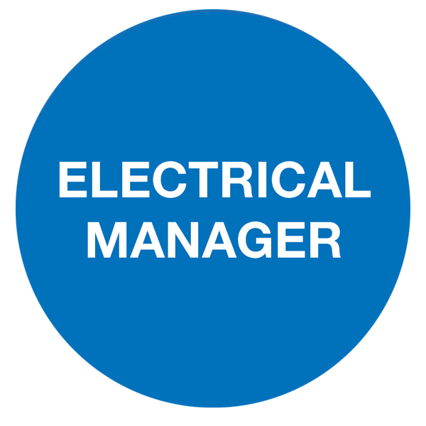Electrical Manager Safety Decals